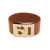 Ferragamo 'Hug' Brown Bracelet With Gancini Detail In Smooth Leather Woman BROWN