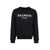 Balmain Balmain Cotton Crew-Neck Sweatshirt Black