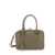 Golden Goose 'Vita' Beige Handbag With Laminated Logo In Hammered Leather Woman Beige