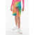IRENEISGOOD Rainbow Effect Shorts Multicolor