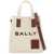 Bally Small Akelei Tote Bag NATURAL/CUERO+ORO