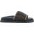 Fendi Slide Sandals SAND+NER+TABACC.NERO