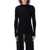 Rick Owens Rick Owens Ribbed Mock Neckline Sweater Black