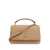 Michael Kors Michael Kors Borsa Tote In Pelle Con Placca Logo BROWN