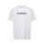 Burberry White T-Shirt With Logo Burberry In Cotton Man WHITE