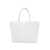 Dolce & Gabbana 'Dg Logo' White Medium Shopper In Leather Woman WHITE