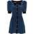 Alessandra Rich Alessandra Rich Dresses NAVY BLUE-WHITE