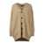 Fabiana Filippi Fabiana Filippi Camel Mohair Over Cardigan Beige