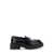 Jimmy Choo 'Marlow' Black Loafers With Diamond Shaped Detail In Leather Woman Black