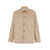 MAISON KITSUNÉ Beige Overshirt With Pockets In Cotton Man Beige