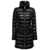 Herno Herno Woman'S Maria Black  Quilted Nylon Long Down Jacket Black