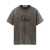 Alexander Wang Alexander Wang Crew Neck Cotton T-Shirt With Print GREY