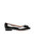 Tom Ford Tom Ford Patent Leather + Grosgrain Ballerina Shoes Black