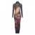 Jean Paul Gaultier Jean Paul Gaultier Turtleneck Mesh Long Dress Printed "Pigalle" Clothing Black