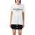 Balmain Balmain Flocked Paris T-Shirt BIANCO NERO