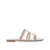 Valentino Garavani Valentino Garavani Rockstud Leather Flat Sandals POWDER