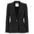 Moschino Moschino Single-Breasted Crepe Blazer Black