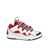 Lanvin Lanvin Sneakers In Leather, Fabric And Suede RED/WHITE