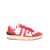 Lanvin Lanvin Leather And Suede Sneakers With Nylon Inserts RED/WHITE