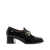 LOVE Moschino Love Moschino Glossy Calfskin Leather Pumps With Buckle Black