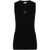 Brunello Cucinelli Brunello Cucinelli Ribbed Cotton Sleeveless Top Black