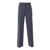 Max Mara Weekend Visivo navy long trousers Blue