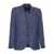 Lardini Blue single-breasted jacket Blue