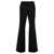 Moschino Crepe flared pants Black