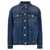 Moschino 'Teddy' button jacket Blue