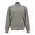 BRIONI Processed cotton sweatshirt Gray