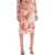 Versace "Baroque Sea Jersey Skirt DUSTY ROSE+CORAL+BONE