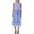 Self-Portrait Self-Portrait Lace Cut Out Midi Dress BLUE