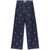 MSGM Msgm Rhinestone Embellished Denim BLUE