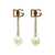 Dolce & Gabbana Dolce & Gabbana Dangling Earrings With Pearls And Dg Logo GREY