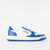 AUTRY Autry Two-Tone Blue And White Leather Sneakers WHITE, BLUE