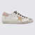 Golden Goose Golden Goose White And Beige Leather Super Star Sneakers WHITE/PLATINUM/YELLOW/PINK