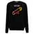 Moschino Jacquard design sweater Black