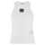 Balmain Logo embroidery tank top White/Black