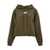 MM6 Maison Margiela Logo label hoodie Green