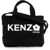 Kenzo Small Utility Denim Tote Bag BLACK