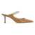 Jimmy Choo Patent Leater Bing 65 Mules BISCUIT