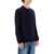 A.P.C. Jacob Wool Pullover Polo Sweater DARK NAVY