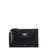 Versace Leather clutch with iconic embossed Medusa Black