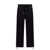 Versace Cotton trouser with back embroidered logo Black