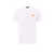 Versace Cotton T-shirt with embroidered logo on the front White