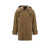 SEALUP Hooded cotton raincoat Brown