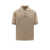 Salvatore Ferragamo Viscose and cotton polo shirt Beige