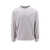 C.P. Company Stretch cotton sweatshirt with logo patch Grey