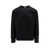 C.P. Company Stretch cotton sweatshirt with logo patch Black