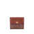 ETRO Jacquard Paisley fabric wallet with leathr flap Brown